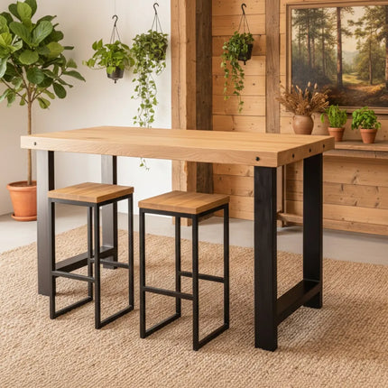 Stirling Oak Modern Breakafast Bar