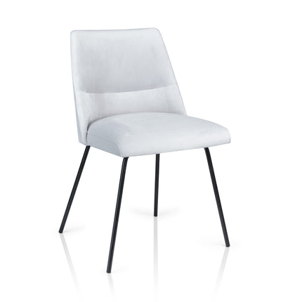 Dining chair Vito with metal legs