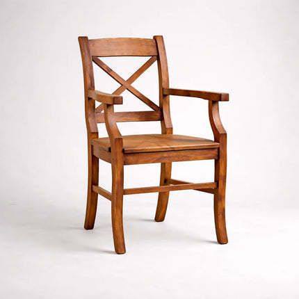 Broxa Wooden Dining Armchair Solid Wood