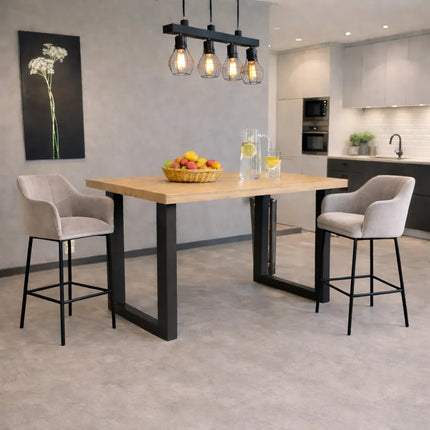 Manthorpe Oak Modern Breakafast Bar