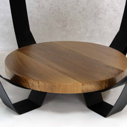 Oak Coffee table with two shelves NASH