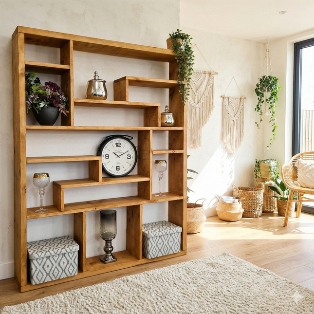 Rustic Bookcase Handmade Industrial Style Bookcase Bookshelf Storage Unit Cabinet 2010