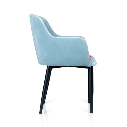 Dining chair Chloe with metal legs