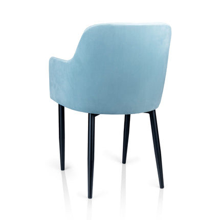 Dining chair Chloe with metal legs