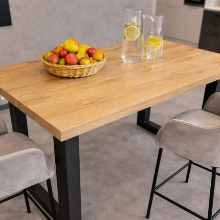 Manthorpe Oak Modern Breakafast Bar