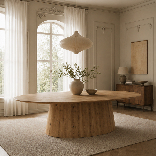 Apley Solid Oak Dining Table