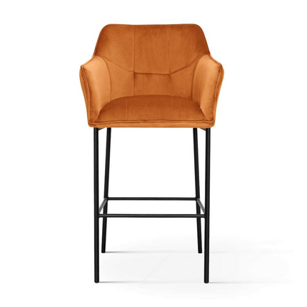 Bar Stools Boston with black metal base