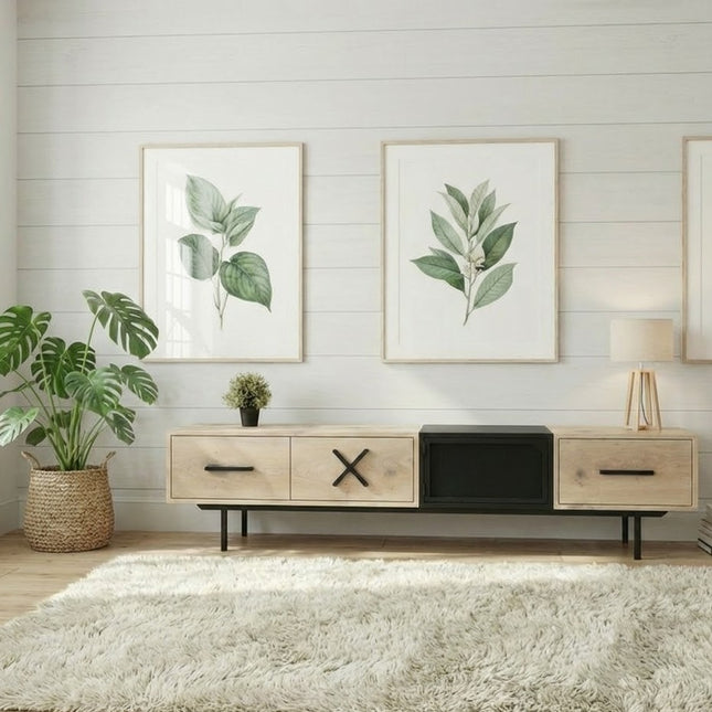 Modern loft-style TV cabinet LIMA