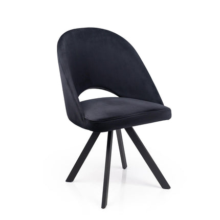 Dining chair Ajay with metal legs