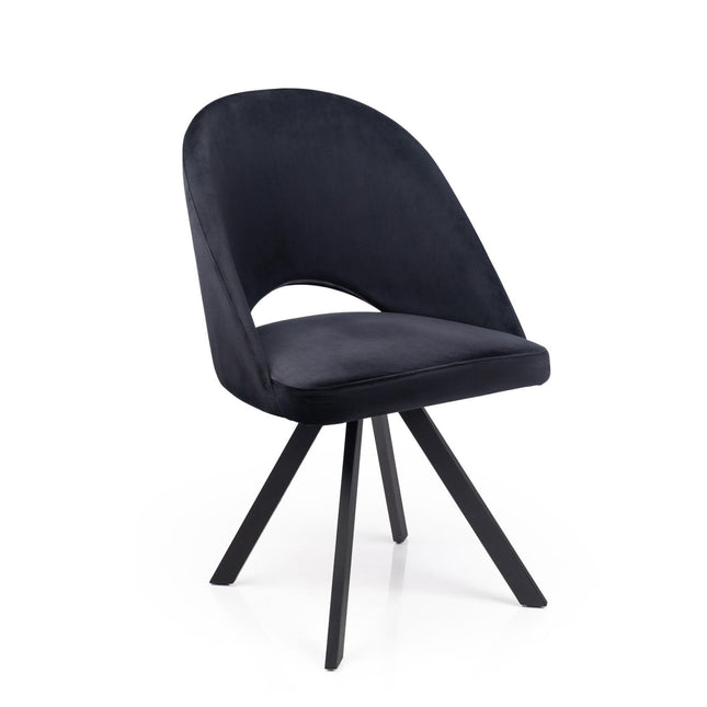 Dining chair Ajay with metal legs