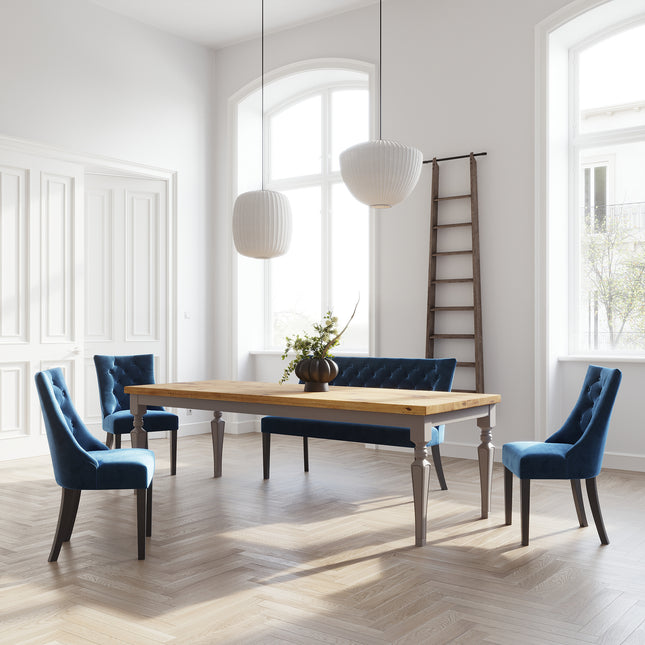 Milano Oak Farmhouse Dining Table