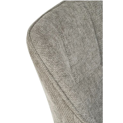 Set of 2 Linen Dining Chairs Croft