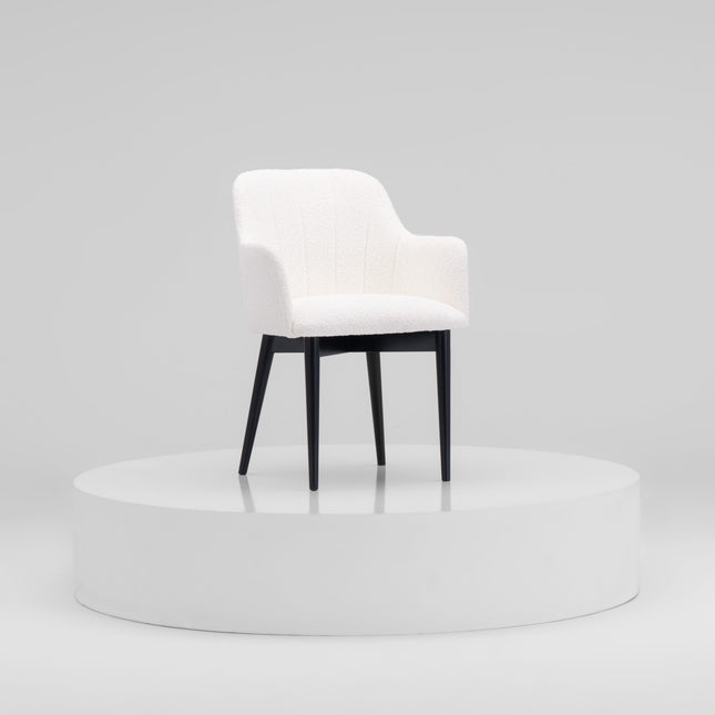 Dining chair Chloe with metal legs