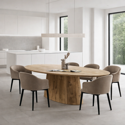 Apley Solid Oak Dining Table