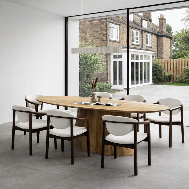 Apley Solid Oak Dining Table