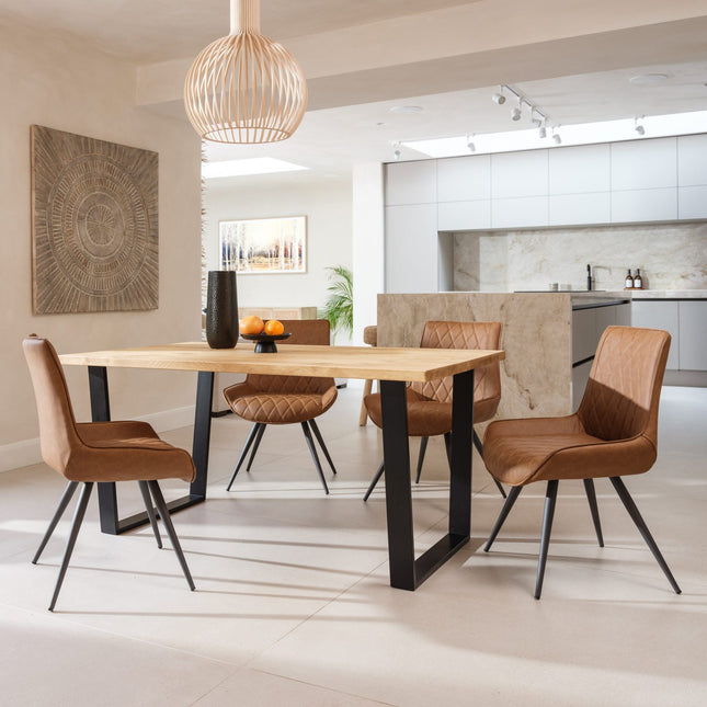 John Lewis Calia Style Industrial Reclaimed Dining Table V Frame Steel Legs Cotswold