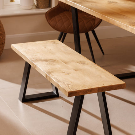 John Lewis Calia Style Industrial Reclaimed Dining Table V Frame Steel Legs Cotswold