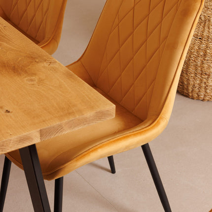 John Lewis Calia Style Industrial Reclaimed Dining Table Trapezium Steel Legs Cotswold