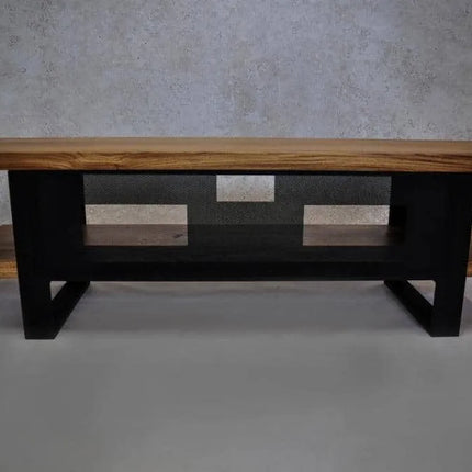 Oak loft TV stand Donington