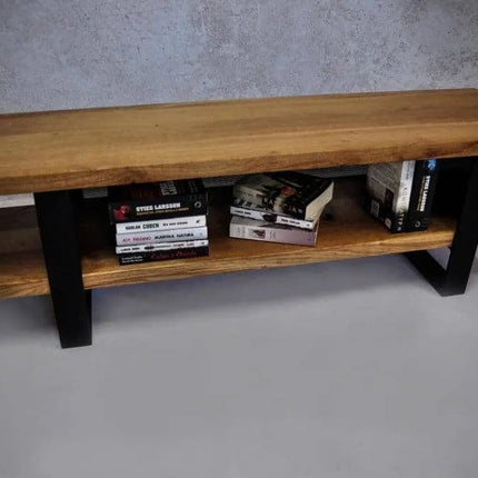Oak loft TV stand Donington