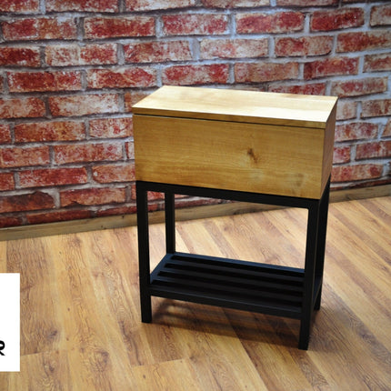 Oak loft console with drawer Mavis