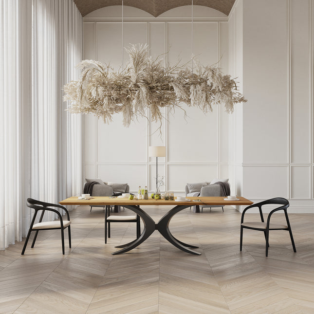 Oak Modern Dining Table 0121