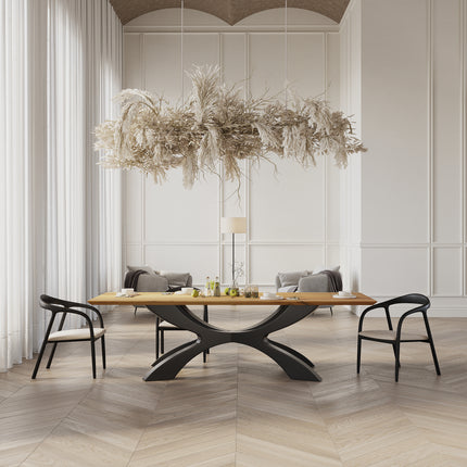 Oak Modern Dining Table 0119