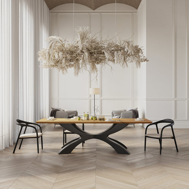 Oak Modern Dining Table 0119