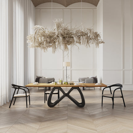 Oak Modern Dining Table 0123