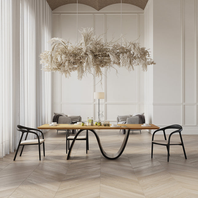 Oak Modern Dining Table 044