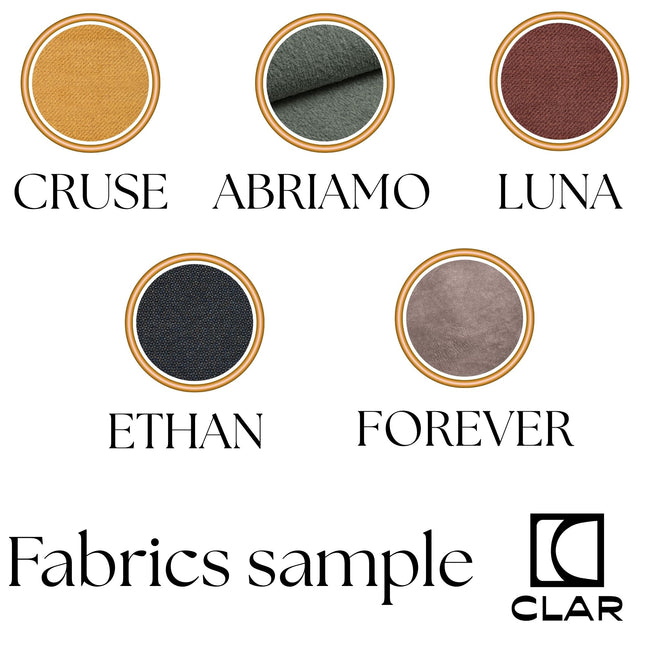 Fabrics sample - choose 5 different colours!