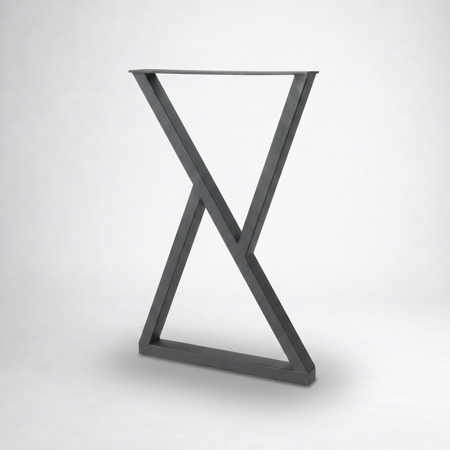 Brigg Straight Edge Breakfast Bar Z Frame Steel Legs