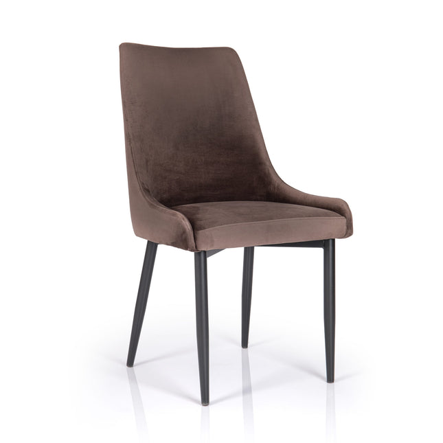 Dining chair Ian with metal legs