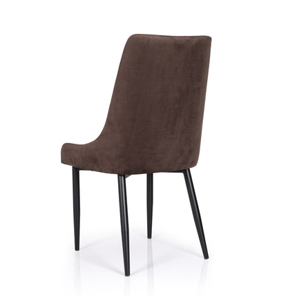 Dining chair Ian with metal legs