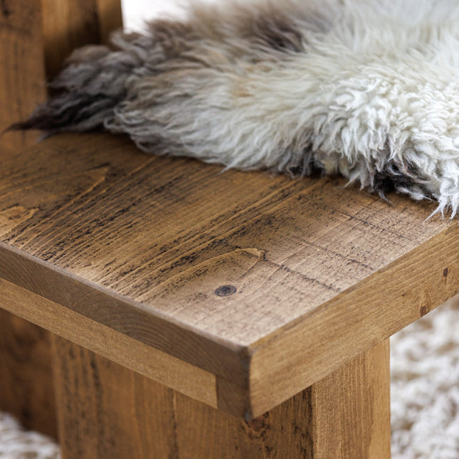 Grantham Thick Dining Industrial Dining Bench Wooden Base LEGS Industrial