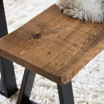 Live Edge Range Dining Bench