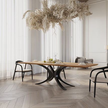 Oak Modern Dining Table 0121