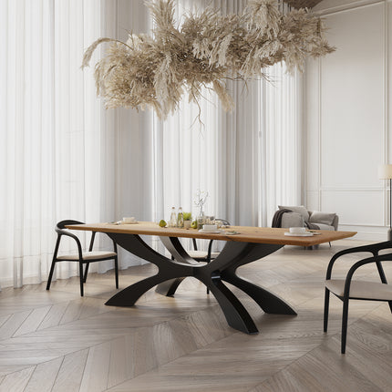 Oak Modern Dining Table 0119