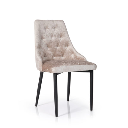 Dining chair Piper with metal legs