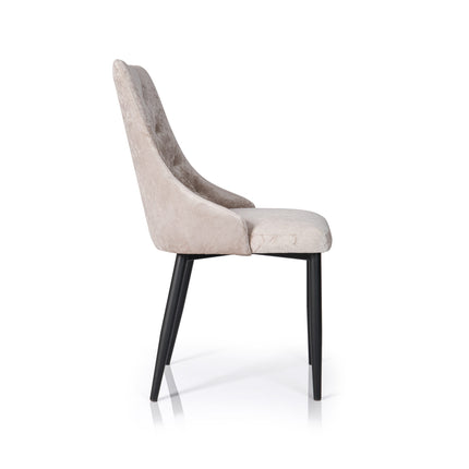 Dining chair Piper with metal legs