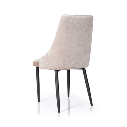 Dining chair Piper with metal legs