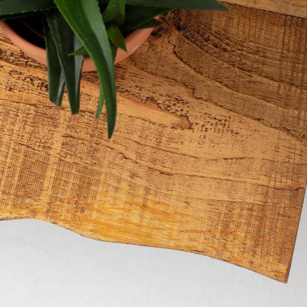 Rustic Live Edge Coffee Table With Hairpin Legs