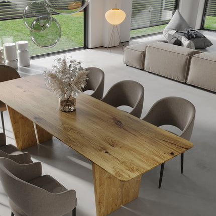 Solid Oak Dining Table 062