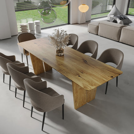 Solid Oak Dining Table 062