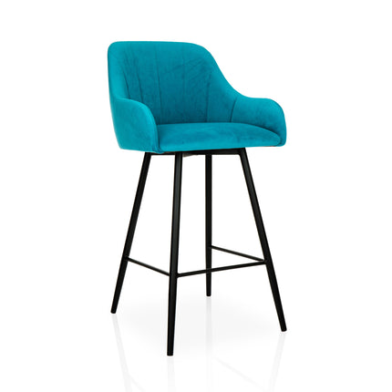 Bar Stools Colin with black metal base