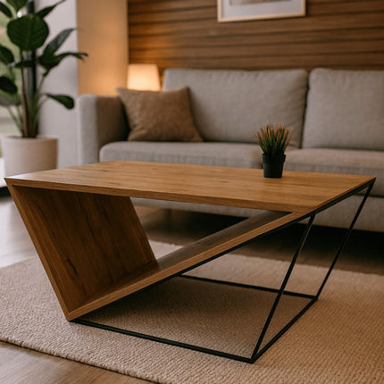 Oak coffee table Triangle