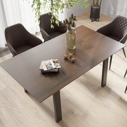 Set of 2  Dining Chairs PU Leather Orby