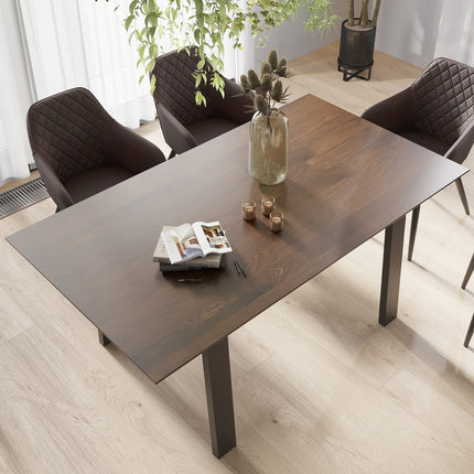 Set of 2  Dining Chairs PU Leather Orby