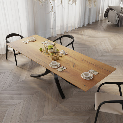 Oak Modern Dining Table 0121