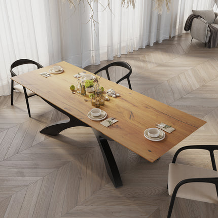 Oak Modern Dining Table 0119